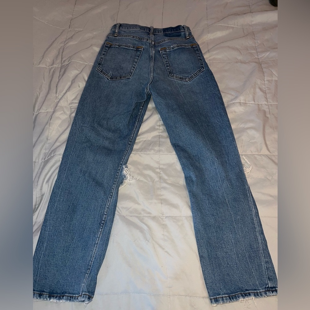 Abercrombie and Fitch Ankle Straight Ultra High-rise jeans - Picture 2 of 6